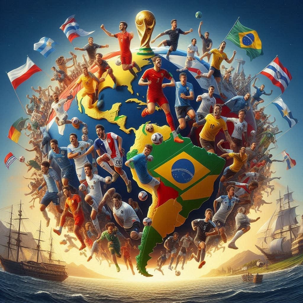 El Camino Hacia el Mundial 2026: Tabla de Posiciones de los Equipos Sudamericanos 1 Eliminatorias Mundial 2026 destacada con equipos sudamericanos y banderas de los equipos sin jugadores