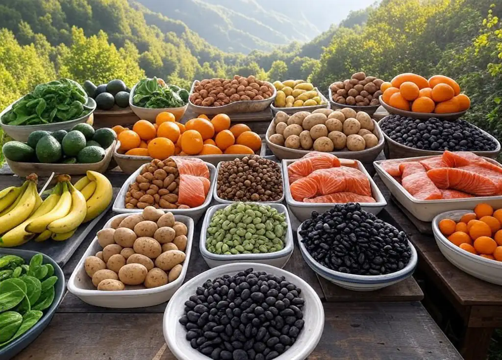 10 Alimentos Ricos en Magnesio y Potasio que Debes Probar