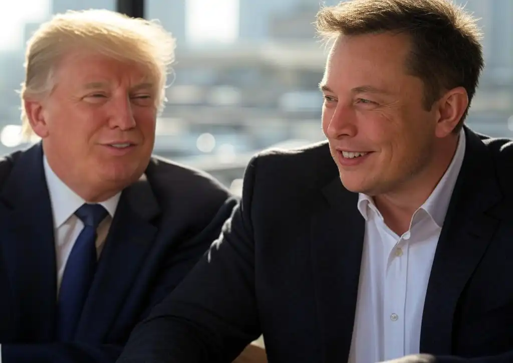 Por Qué Elon Musk Está Siempre con Donald Trump 1 Donald Trump y Elon Musk sonriendo