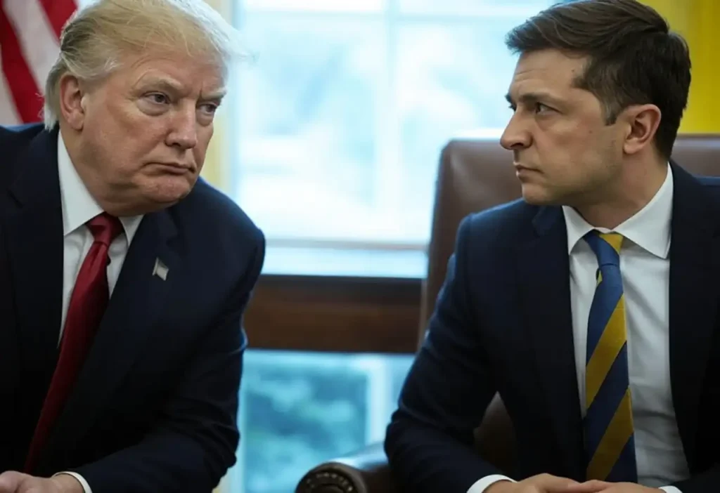 Trump y Zelensky: Tensa Reunión en la Casa Blanca 1 Trump y Zelensky: Tensa Reunión en la Casa Blanca