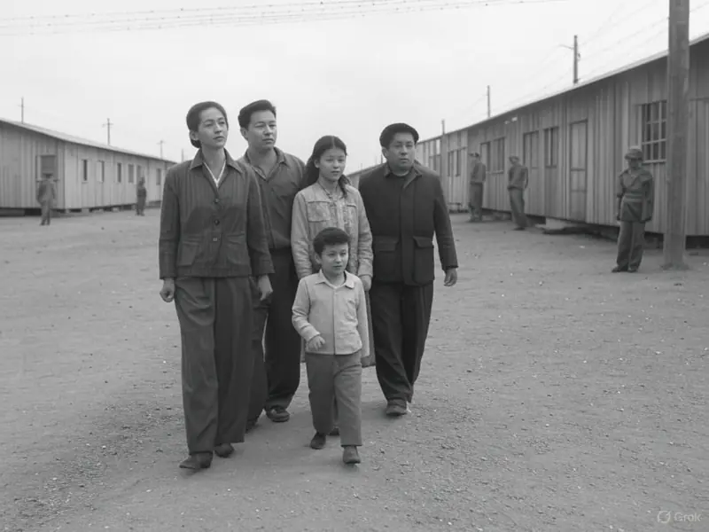 Ley de Enemigos Extranjeros: Qué Es y Por Qué Trump la Usó Contra el Tren de Aragua 2 Campo de internamiento japonés en EE. UU. durante la Segunda Guerra Mundial