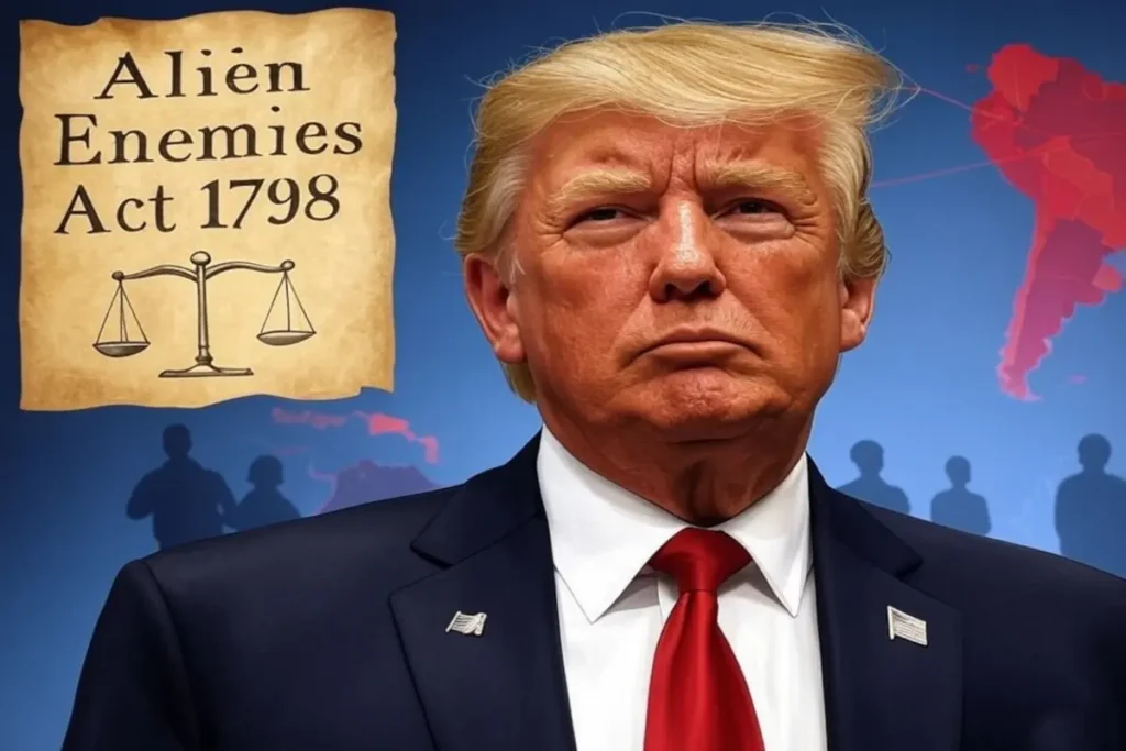 Ley de Enemigos Extranjeros: Qué Es y Por Qué Trump la Usó Contra el Tren de Aragua 1 Ley de Enemigos Extranjeros: Qué Es y Por Qué Trump la Usó Contra el Tren de Aragua