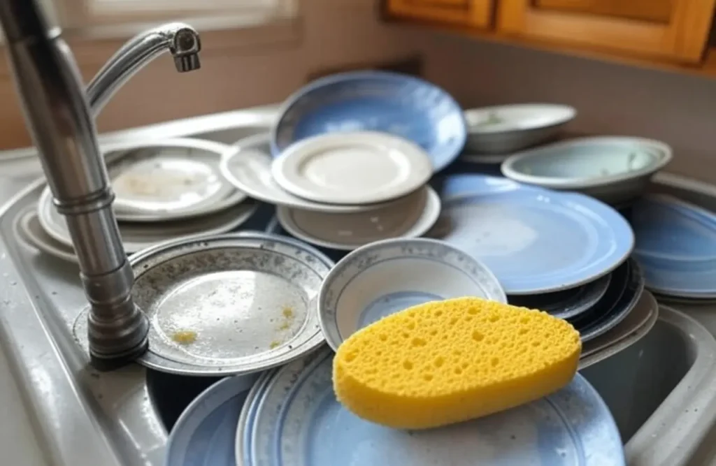 Esponja de cocina: un nido de gérmenes que podría estar enfermándote 1 Esponja de cocina con gérmenes